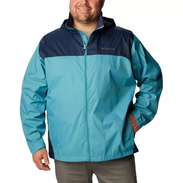 Columbia Mens Glennaker Rain JacketShastaCollegiate Navy