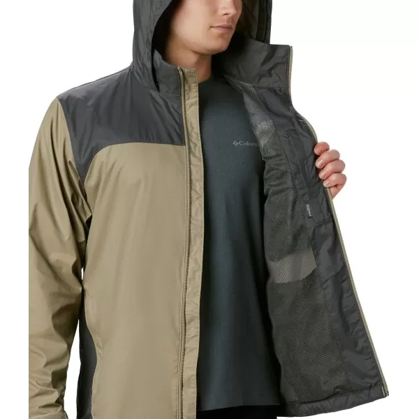 Columbia Mens Glennaker Rain JacketTusk  Grill