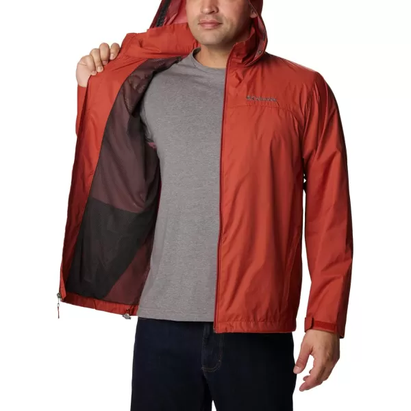 Columbia Mens Glennaker Rain JacketWarp Red