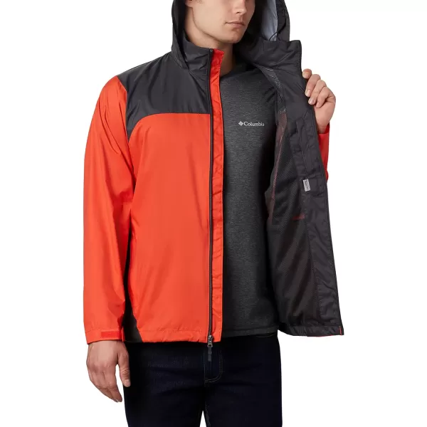 Columbia Mens Glennaker Rain JacketWildfireShark