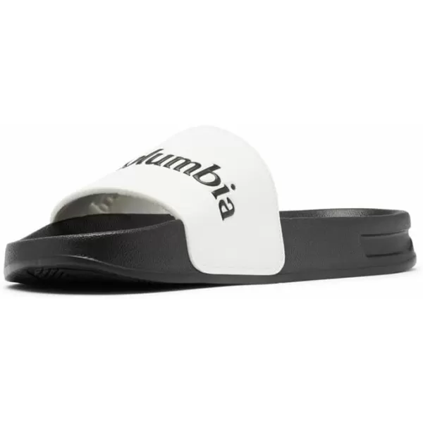 Columbia Mens Hood River Slide Sport SandalWhiteBlack