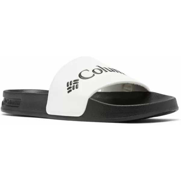 Columbia Mens Hood River Slide Sport SandalWhiteBlack