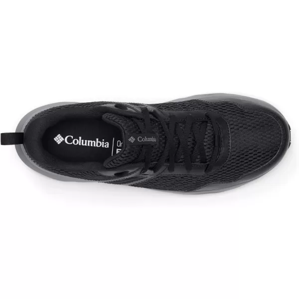Columbia Mens Plateau Hiking ShoeBlackTitanium Grey Steel