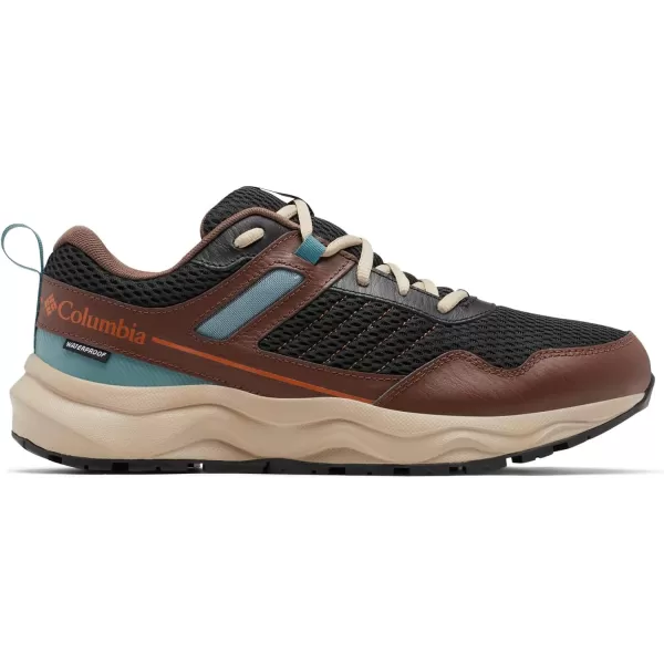 Columbia Mens Plateau Waterproof Hiking ShoeBison BrownWarm Copper