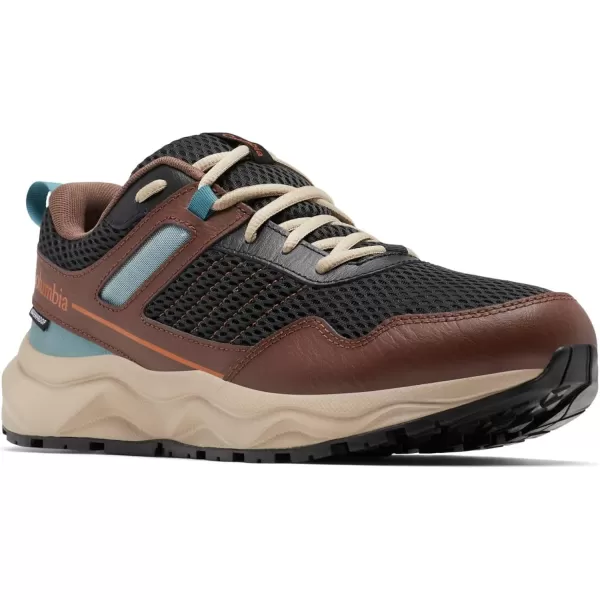 Columbia Mens Plateau Waterproof Hiking ShoeBison BrownWarm Copper