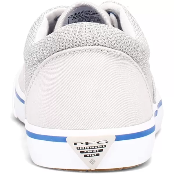 Columbia Mens Slack Tide Lace PFG Boat ShoeSlate GreyWhite