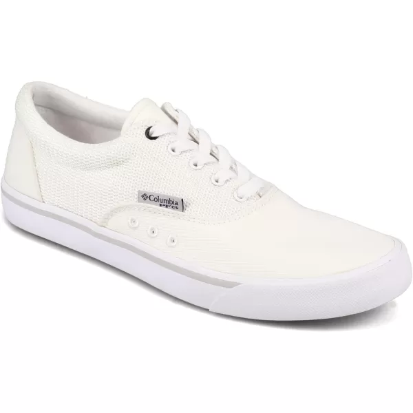 Columbia Mens Slack Tide Lace PFG Boat ShoeWhiteBlack