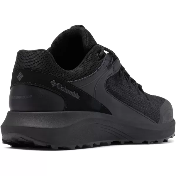 Columbia Mens Trailstorm Waterproof Hiking ShoeBlack Black