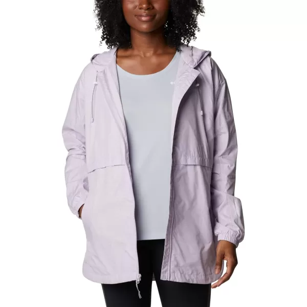 Columbia Womens Auroras Wake Iii JacketPale Lilac Leafy Lines Emboss