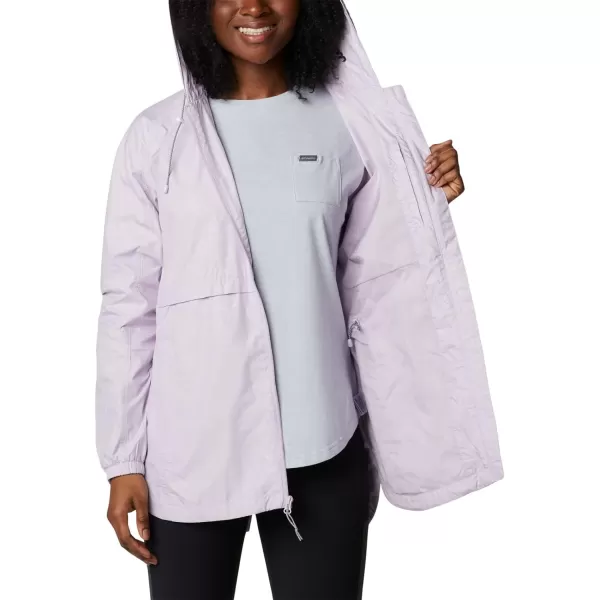 Columbia Womens Auroras Wake Iii JacketPale Lilac Leafy Lines Emboss