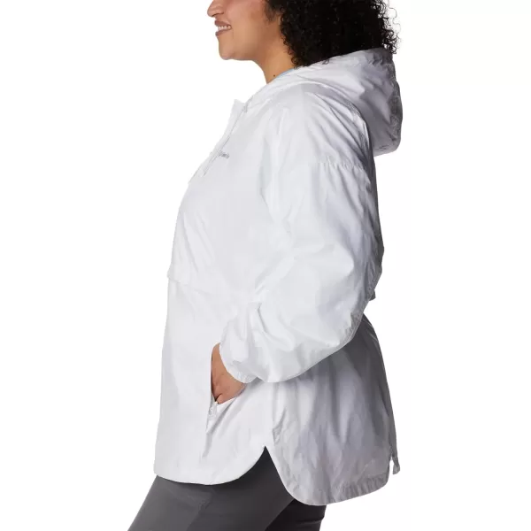 Columbia Womens Auroras Wake Iii JacketWhite Leafy Line Emboss