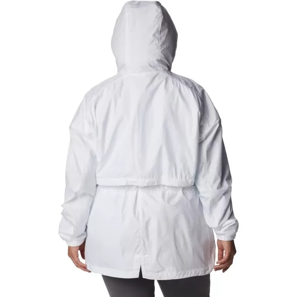 Columbia Womens Auroras Wake Iii JacketWhite Leafy Line Emboss