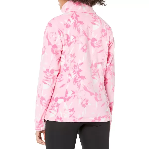 Columbia Womens Benton Springs Printed Full ZipWild RosePop Flora Tonal