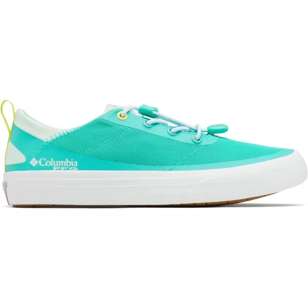 Columbia Womens Bonehead PFG Boat ShoeElectric TurquoiseWhite