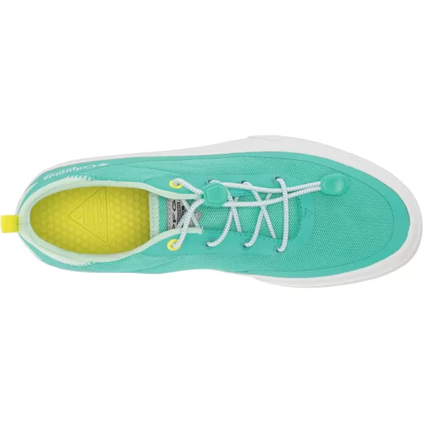 Columbia Womens Bonehead PFG Boat ShoeElectric TurquoiseWhite