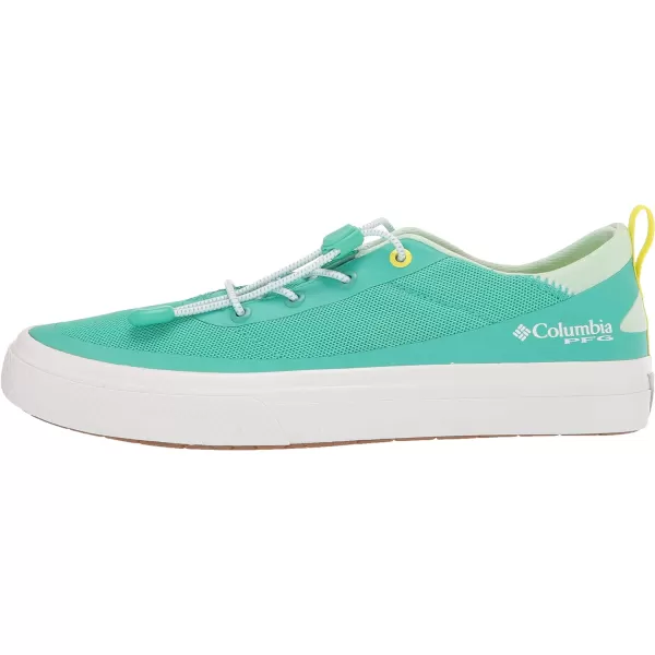 Columbia Womens Bonehead PFG Boat ShoeElectric TurquoiseWhite