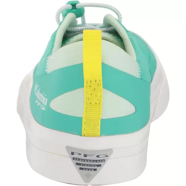 Columbia Womens Bonehead PFG Boat ShoeElectric TurquoiseWhite