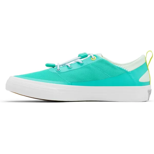 Columbia Womens Bonehead PFG Boat ShoeElectric TurquoiseWhite