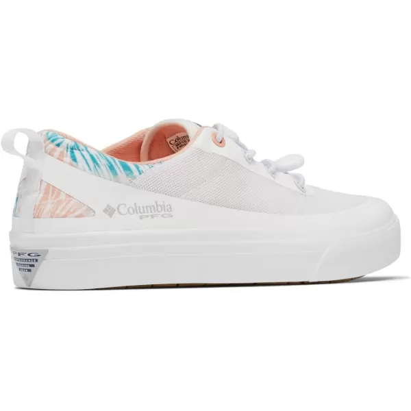 Columbia Womens Bonehead PFG Boat ShoeWhiteLight Coral