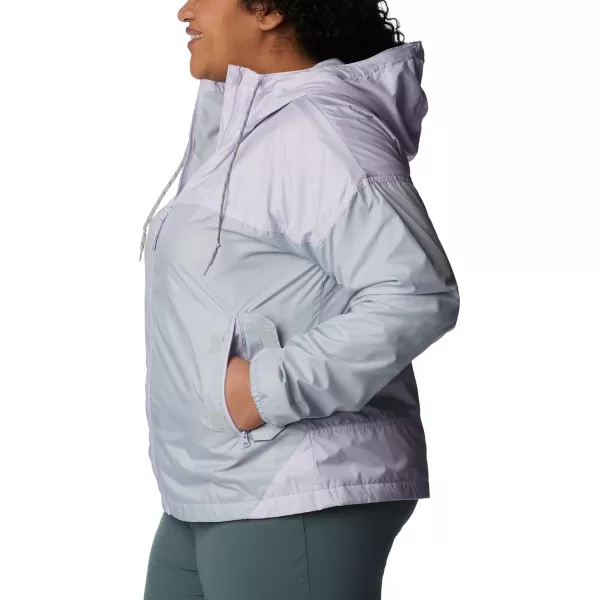 Columbia Womens Flash Challenger Lined WindbreakerCirrus GreyPurple Tint