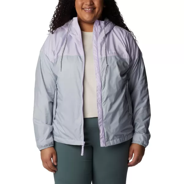 Columbia Womens Flash Challenger Lined WindbreakerCirrus GreyPurple Tint