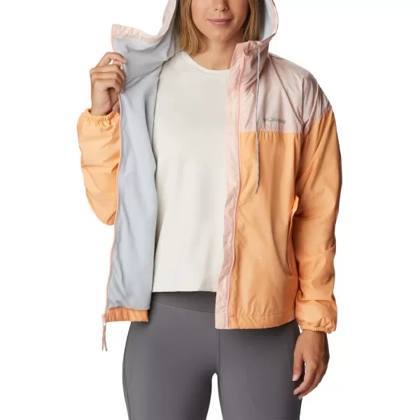 Columbia Womens Flash Challenger Lined WindbreakerPeachPeach Blossom