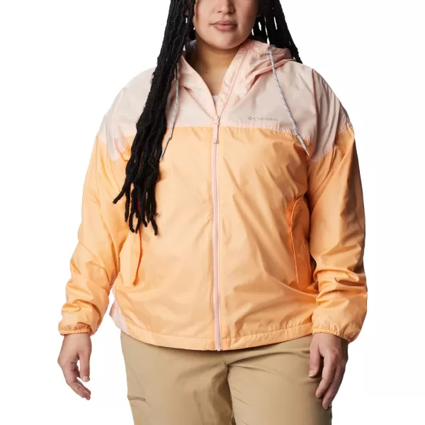 Columbia Womens Flash Challenger Lined WindbreakerPeachPeach Blossom