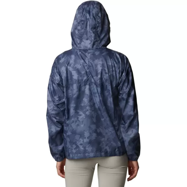 Columbia Womens Flash Challenger Novelty WindbreakerNocturnal Typhoon Blooms Print