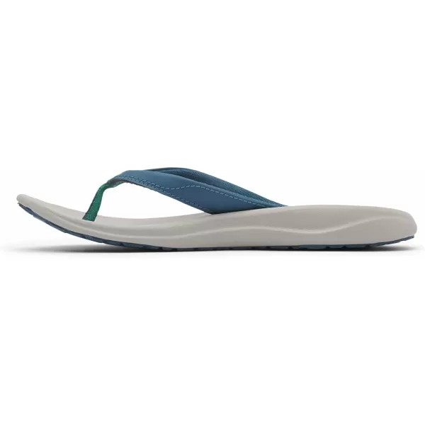 Columbia Womens Flip FlopPetrol BlueGlacier Green