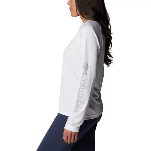 Columbia Womens Fork Stream Long Sleeve ShirtWhite