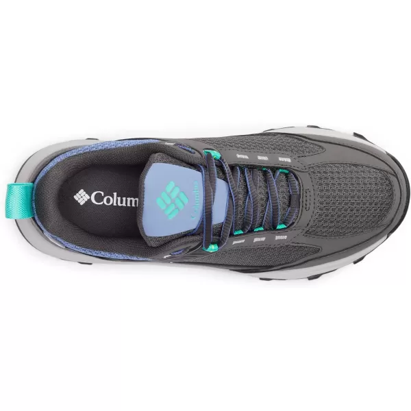Columbia Womens Hatana Max Outdry Hiking ShoeDark Grey Electric Turquoise