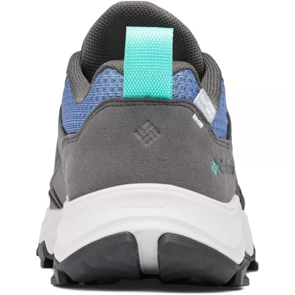 Columbia Womens Hatana Max Outdry Hiking ShoeDark Grey Electric Turquoise