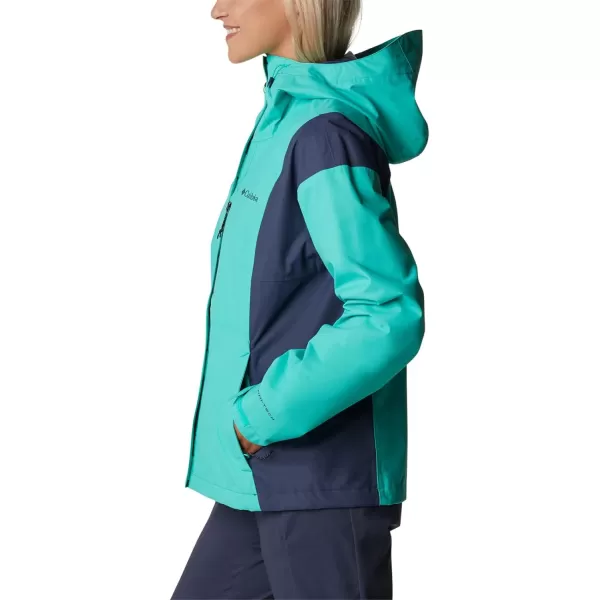 Columbia Womens Hikebound JacketElectric TurquoiseNocturnal