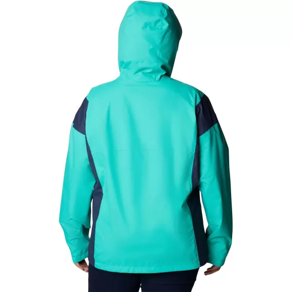 Columbia Womens Hikebound JacketElectric TurquoiseNocturnal