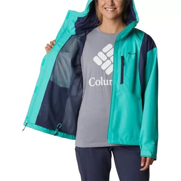 Columbia Womens Hikebound JacketElectric TurquoiseNocturnal