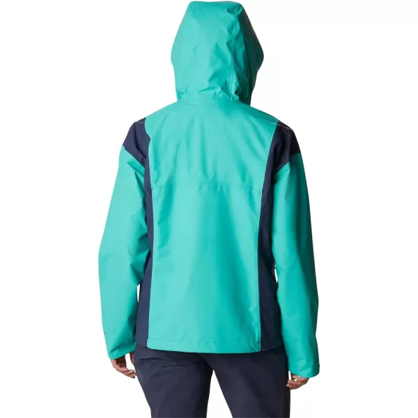 Columbia Womens Hikebound JacketElectric TurquoiseNocturnal