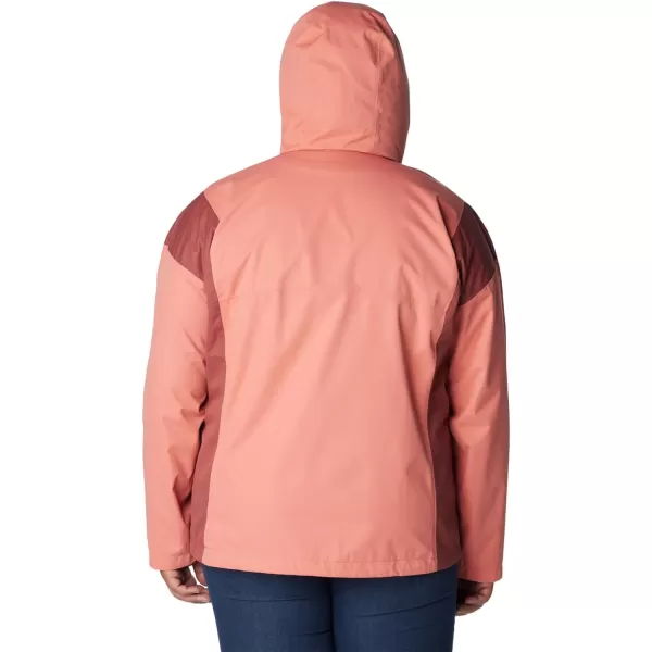 Columbia Womens Hikebound JacketFaded Peach  Beetroot