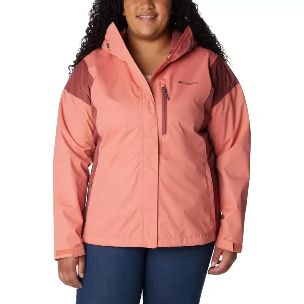 Columbia Womens Hikebound JacketFaded Peach  Beetroot