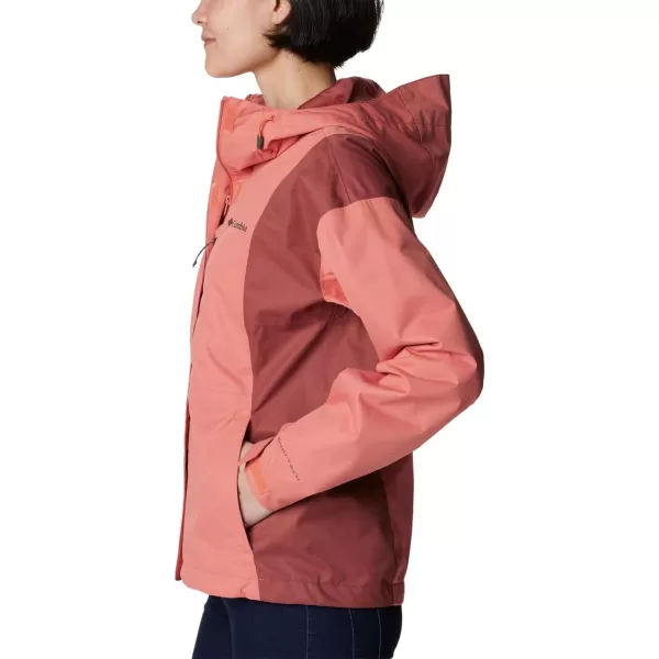 Columbia Womens Hikebound JacketFaded Peach  Beetroot