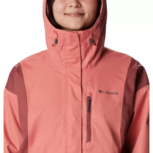 Columbia Womens Hikebound JacketFaded Peach  Beetroot