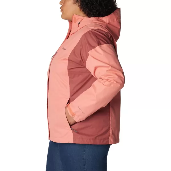 Columbia Womens Hikebound JacketFaded Peach  Beetroot