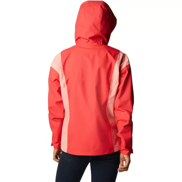 Columbia Womens Hikebound JacketRed HibiscusCoral Reef