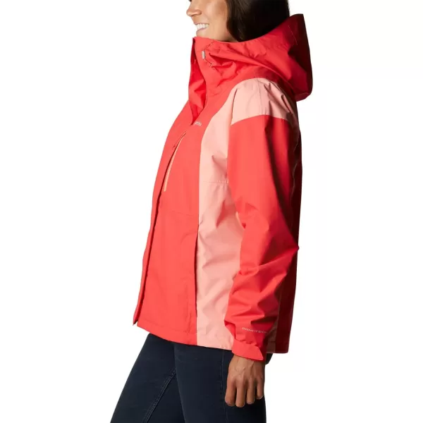 Columbia Womens Hikebound JacketRed HibiscusCoral Reef