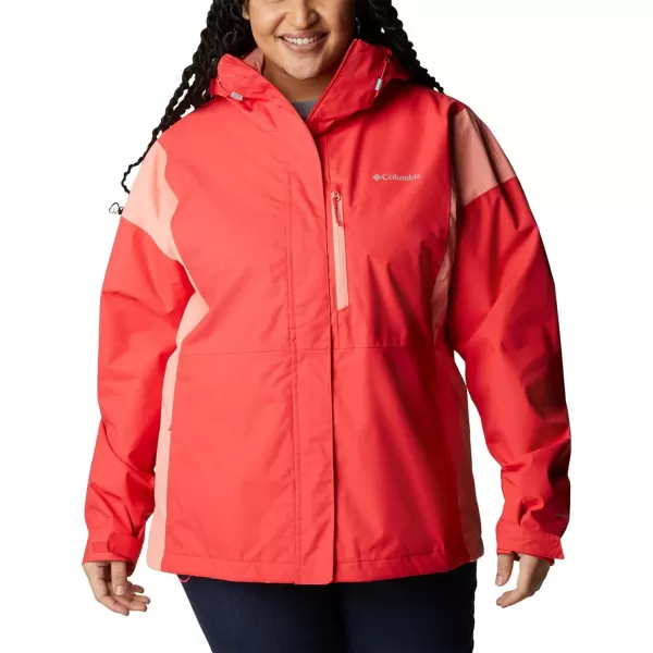 Columbia Womens Hikebound JacketRed HibiscusCoral Reef