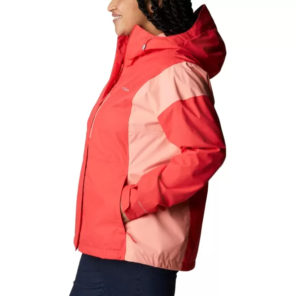 Columbia Womens Hikebound JacketRed HibiscusCoral Reef