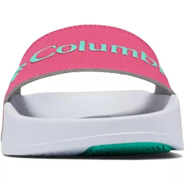 Columbia Womens Hood River Slide Sport SandalHaute PinkElectric Turquoise