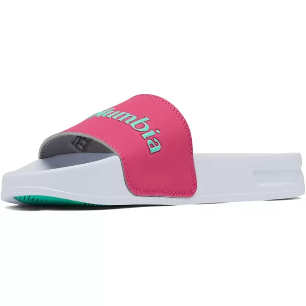 Columbia Womens Hood River Slide Sport SandalHaute PinkElectric Turquoise