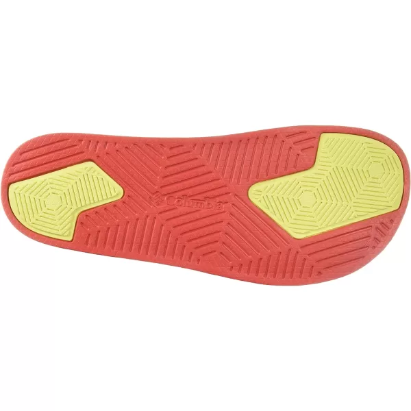 Columbia Womens Hood River Slide Sport SandalRed CoralNeon Light