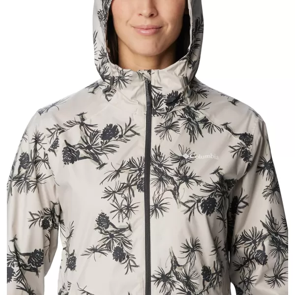 Columbia Womens Inner Limits Ii JacketDark Stone Pinecones Print