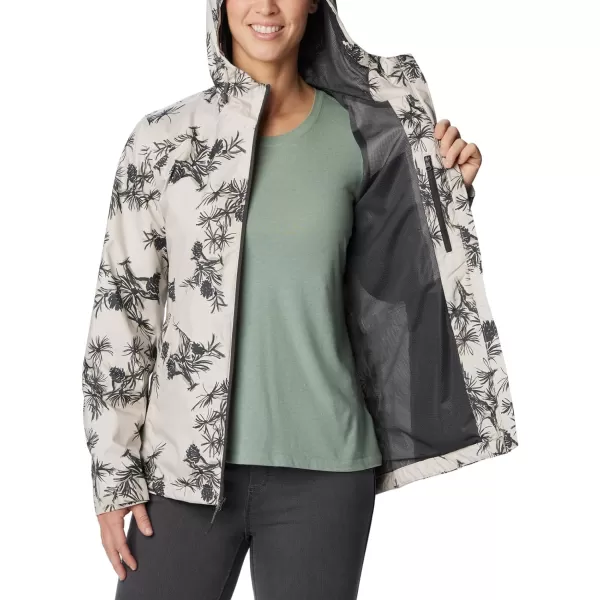 Columbia Womens Inner Limits Ii JacketDark Stone Pinecones Print